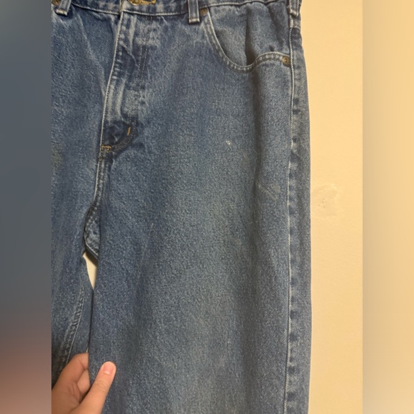 Preloved Carhartt B180 DST Traditional Fit Jeans Straight Leg size 36x34 - Picture 4 of 10